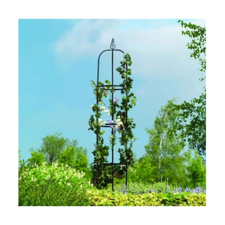 Gardman Usa Gardman  Easy Garden Obelisk Decorative, Black R07701X